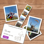 Tandem Paragliding Gift Card with Paragliding Florence